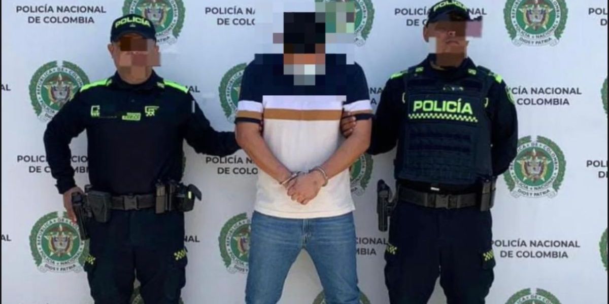 Policía Metropolitana de Santa Marta. Capturado.