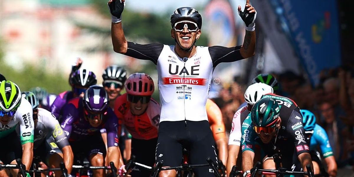 El ciclista Juan Sebastián Molano se impone como líder en la primera Vuelta Burgos