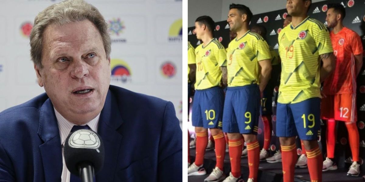 La Federación Colombiana de Fútbol reclamó los derechos de explotación comercial de la camiseta