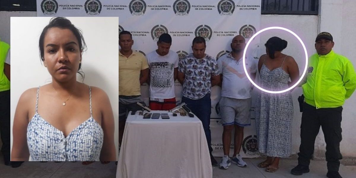 Joselin Acuña López capturada en el año 2022 como presunta integrante del ‘Clan del Golfo’ 