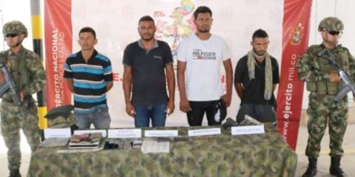 Fiscalía. Presuntos integrantes del 'Clan del Golfo'.