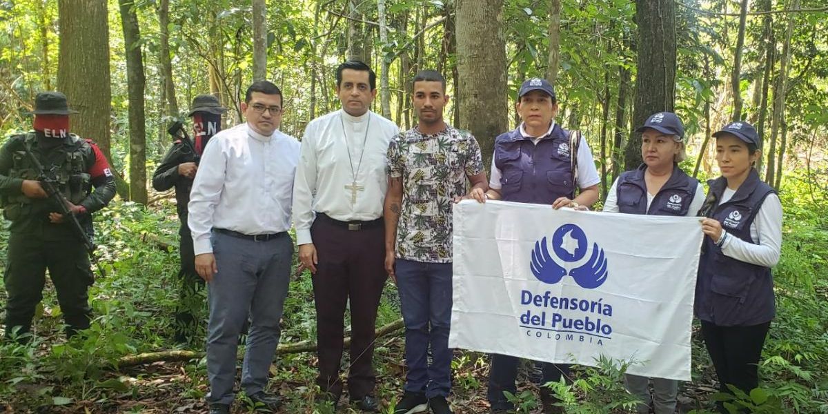 Soldado Oswaldo Ríos Vinasco, quien estaba en poder del Eln desde el pasado 20 de agosto.