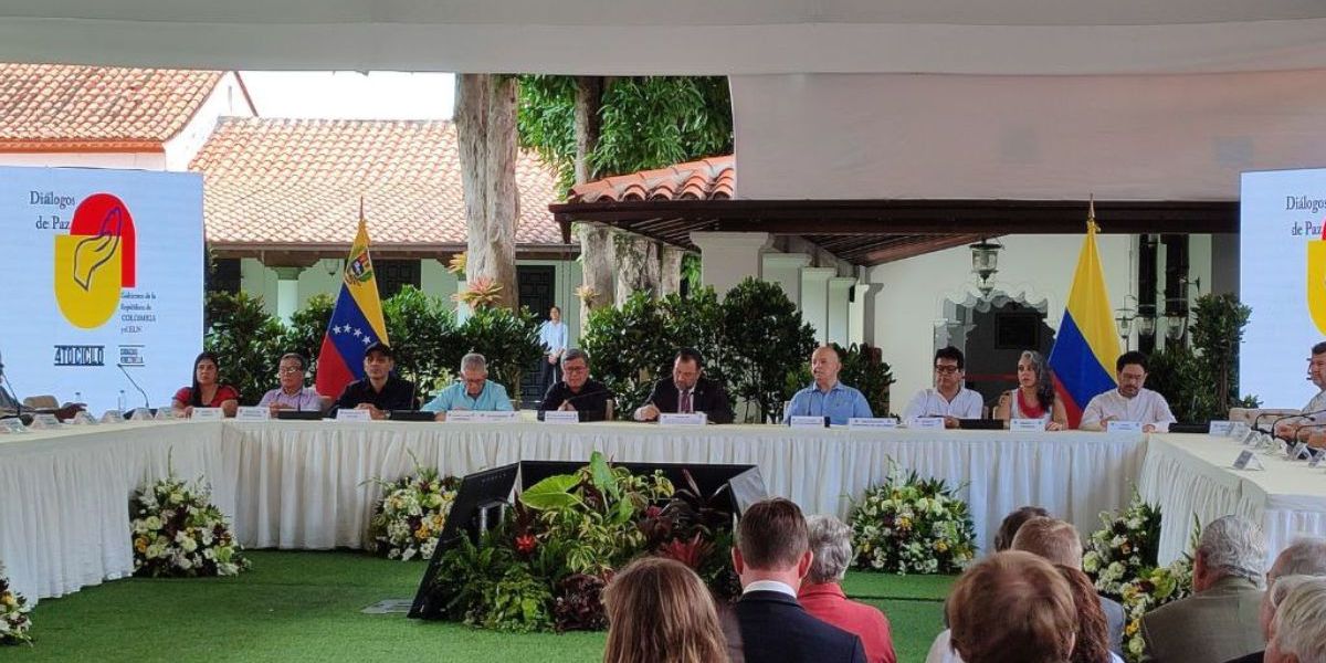 Cortesía Diálogos de paz adelantados en Caracas.