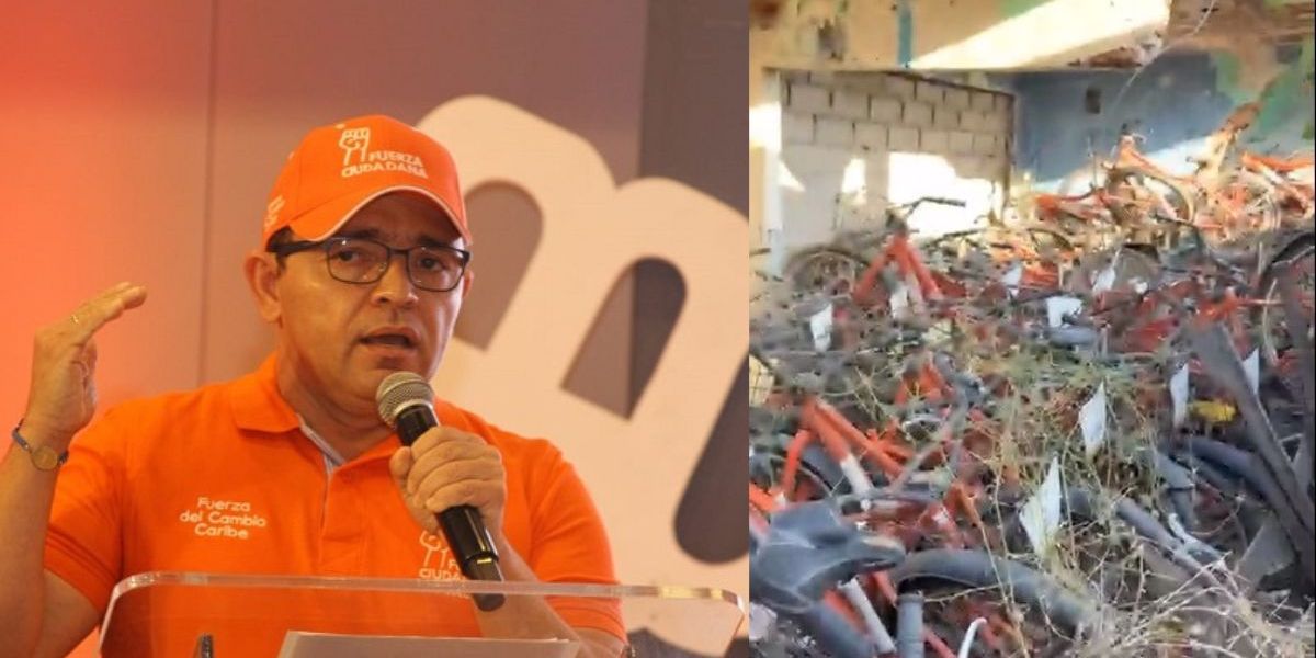 Bicicletas entregadas permanecen abandonadas hace siete años.