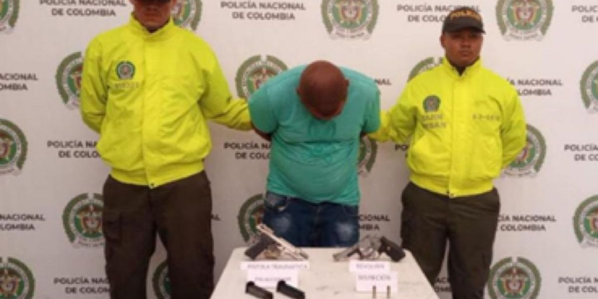 Policía Metropolitana de Santa Marta. Capturado.