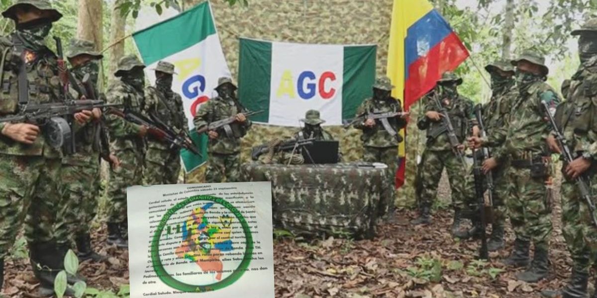 Panfletos del Clan del Golfo estarían amenazando a los habitantes de Bonda