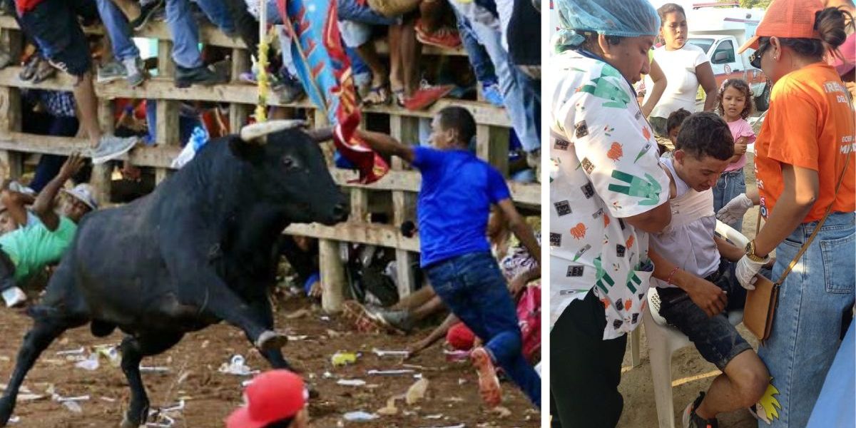 Herido en corraleja