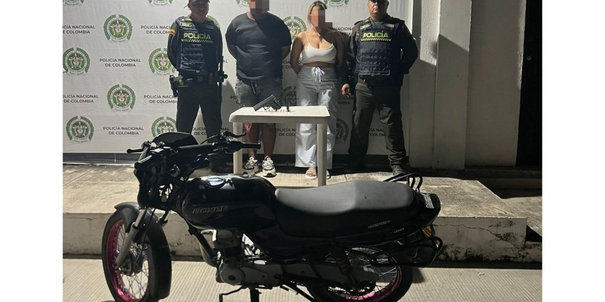 Policía Metropolitana de Santa Marta. Capturados.