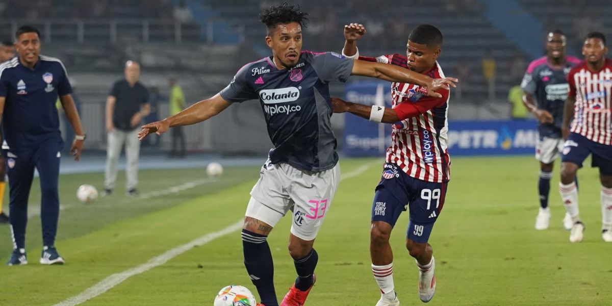 Junior vs Deportivo Independiente Medellín en el Metropolitano. 