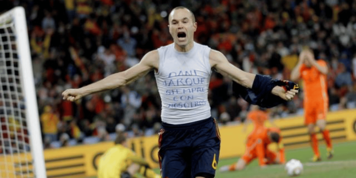 Exfutbolista Andrés Iniesta