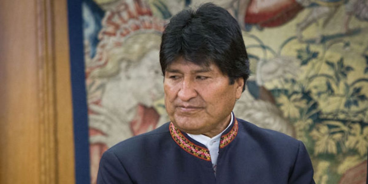 Evo Morales.