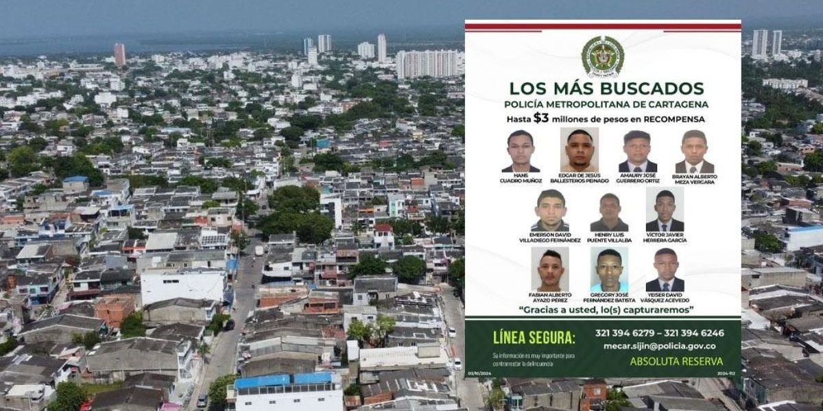 Los más buscados en Cartagena.