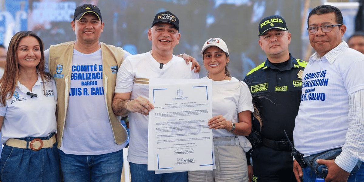 Alcaldía de Santa Marta Entrega títulos de propiedad