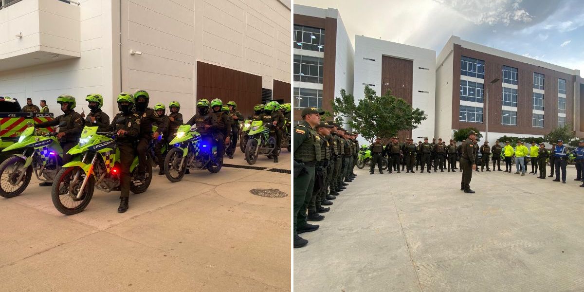 Policía Metropolitana de Santa Marta.