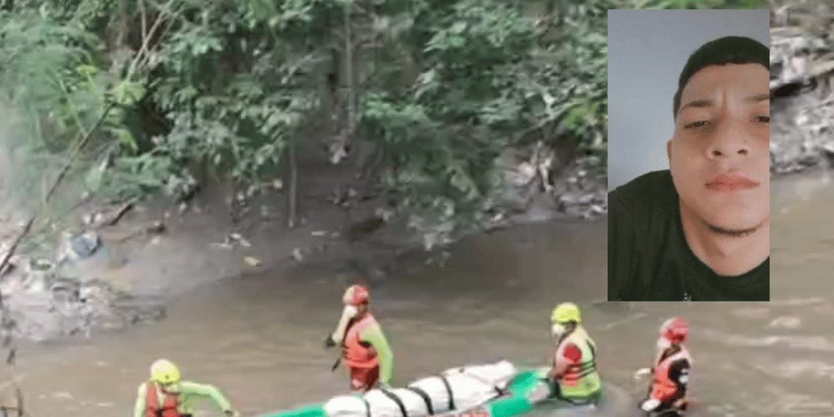 Joven arrastrado por el río Bonda Leonardo de Jesús Lozada