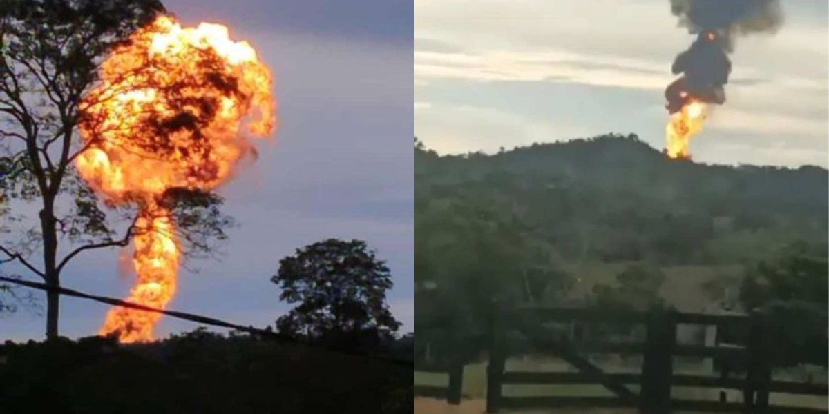Cortesía Erupción de volcán