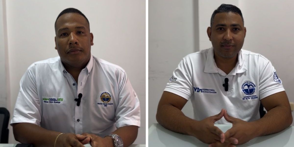 Nelson Daza y Laionell Polo.