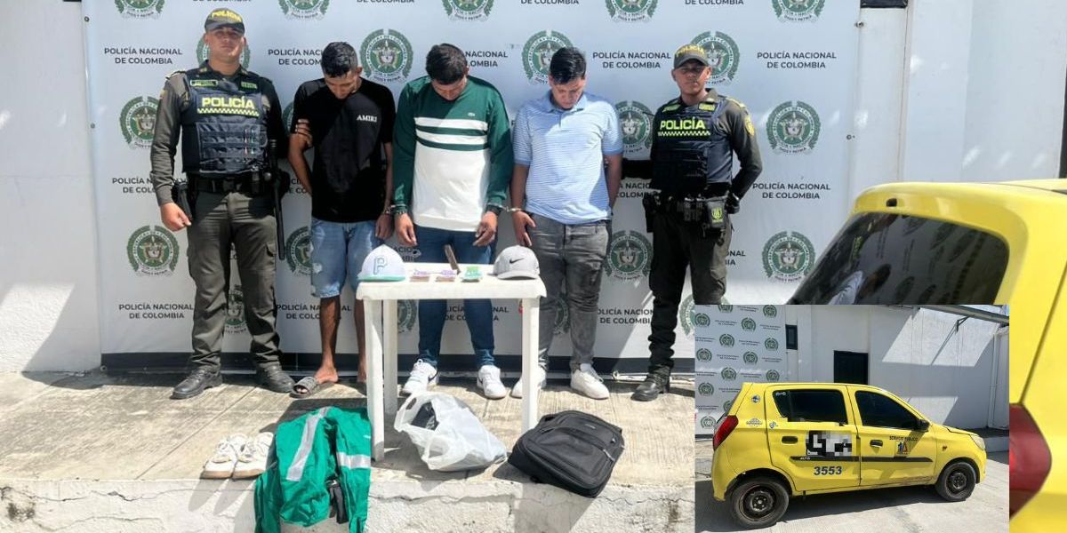 Capturados por robo en Santa Marta