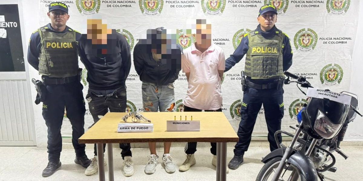 Cortesía Capturados por la Policía.