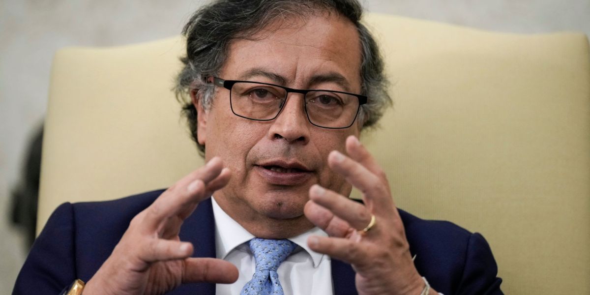 presidente de colombia, gustavo petro. 