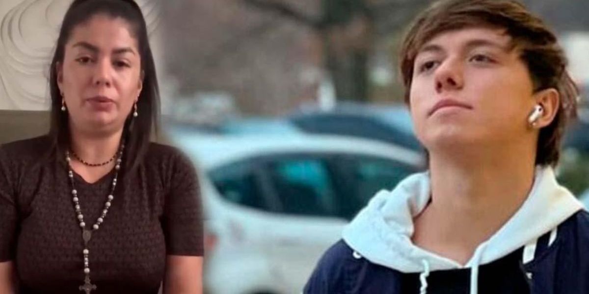 Redes sociales. Dina Morales y su hijo Juan Felipe Rincón.