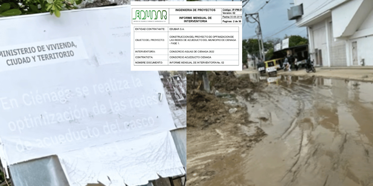 Cortesía Retraso en proyecto de acueducto en Ciénaga genera graves afectaciones a la comunidad