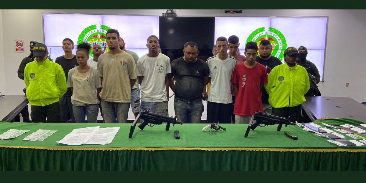 Presuntos integrantes del ‘Clan del Golfo’.