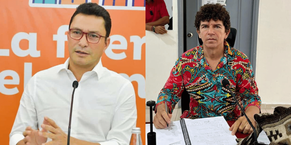 Cortesía Exgobernador, Carlos Caicedo - Concejal Miguel 'El Mono' Martínez