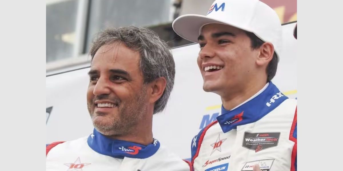 Sebastián Montoya, hijo del piloto colombiano Juan Pablo Montoya.