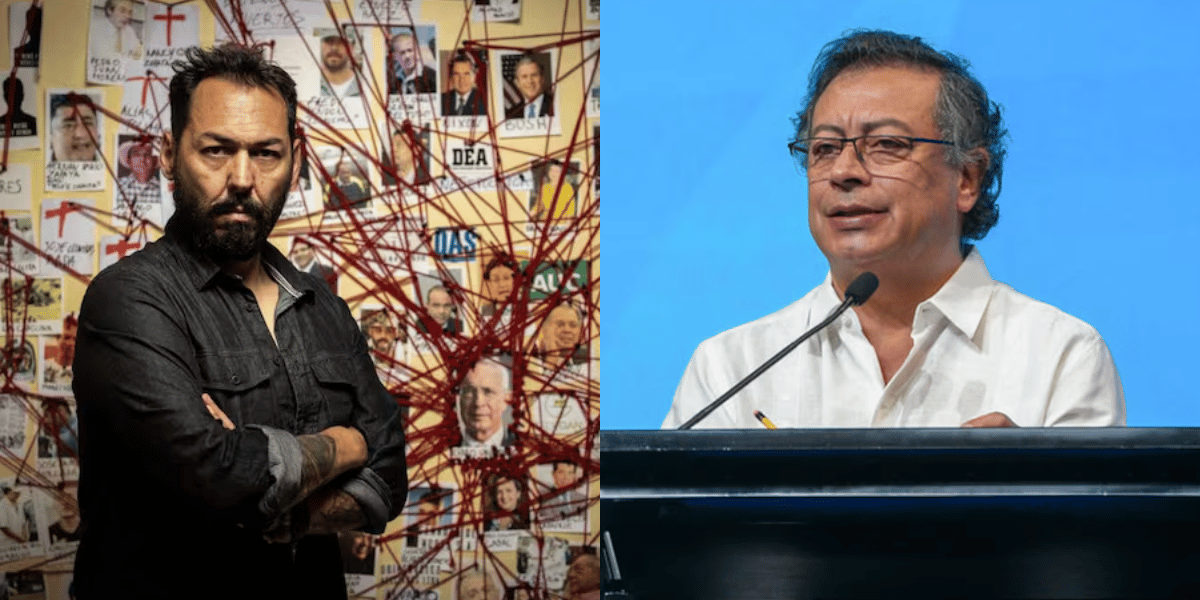Daniel Mendoza y Gustavo Petro