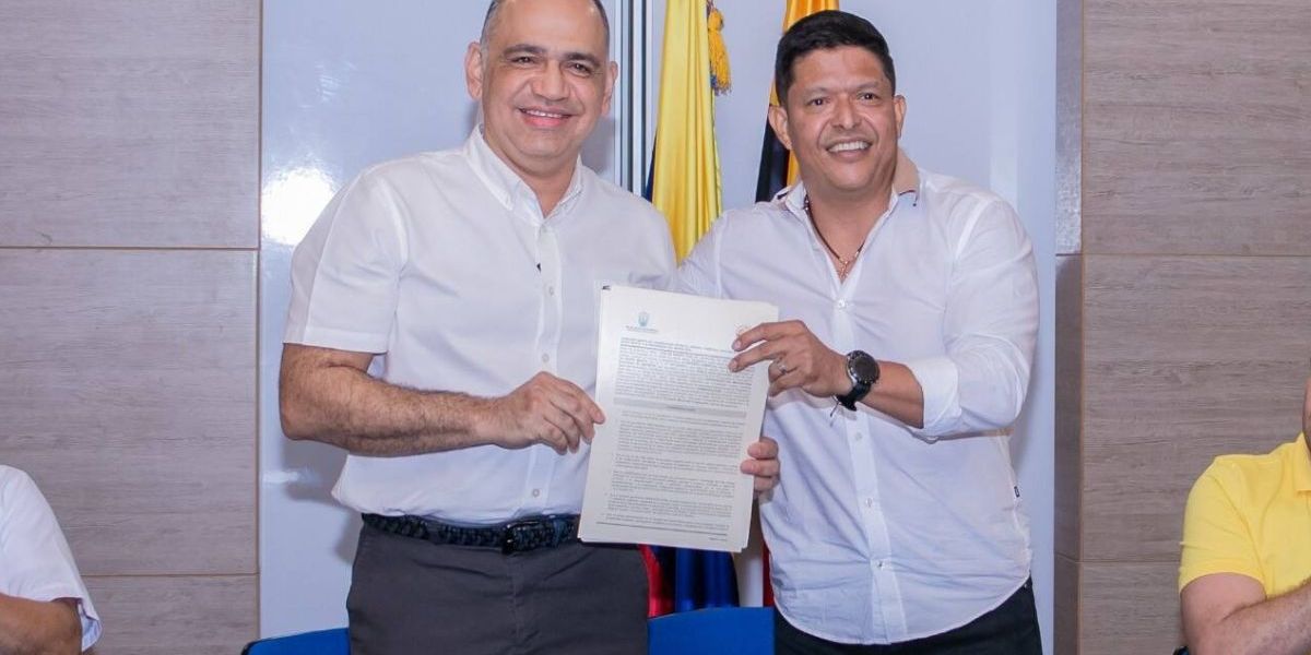 Cortesía En marzo de este año el Alcalde y el Rector firmaron un convenio marco.