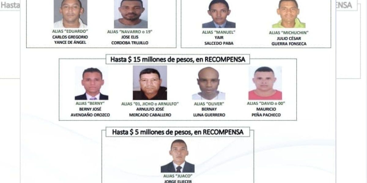 Cortesía Los más buscados de Magdalena