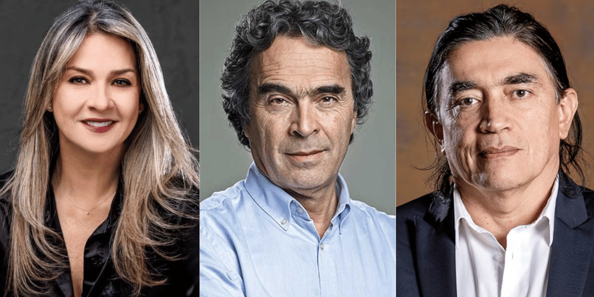 Cortesía Vicky Dávila, Fajardo y Gustavo Bolívar