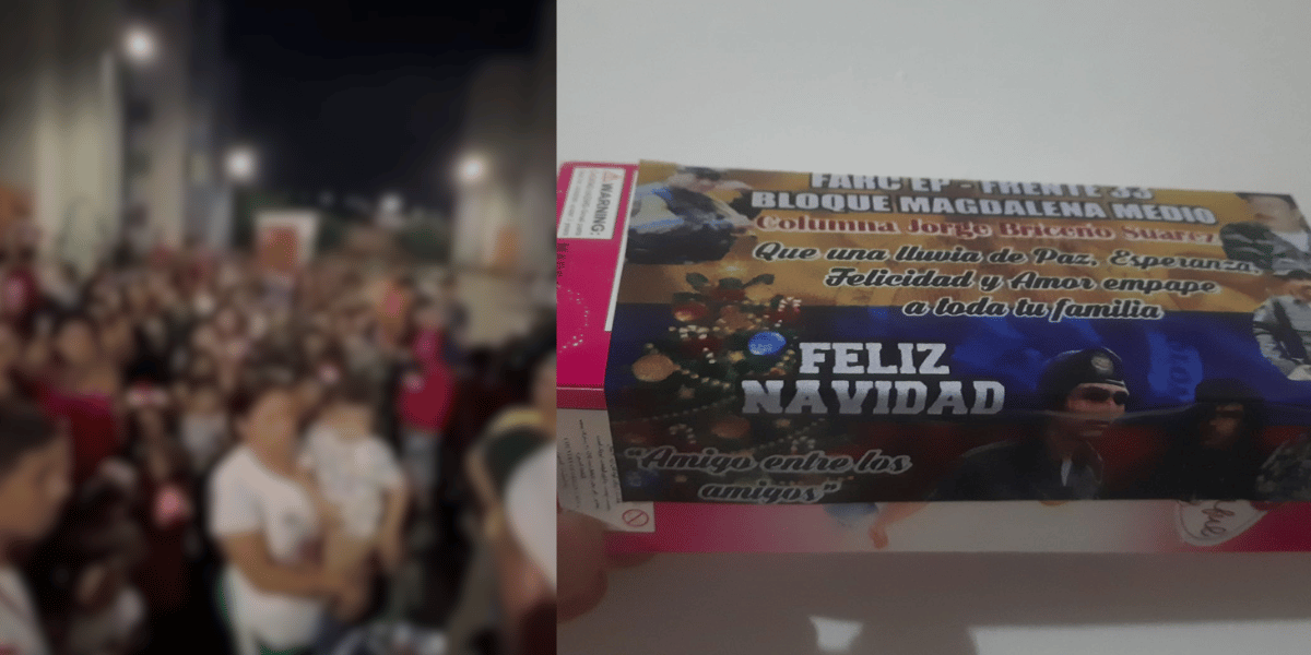 Cúcuta Entrega de regalos Farc