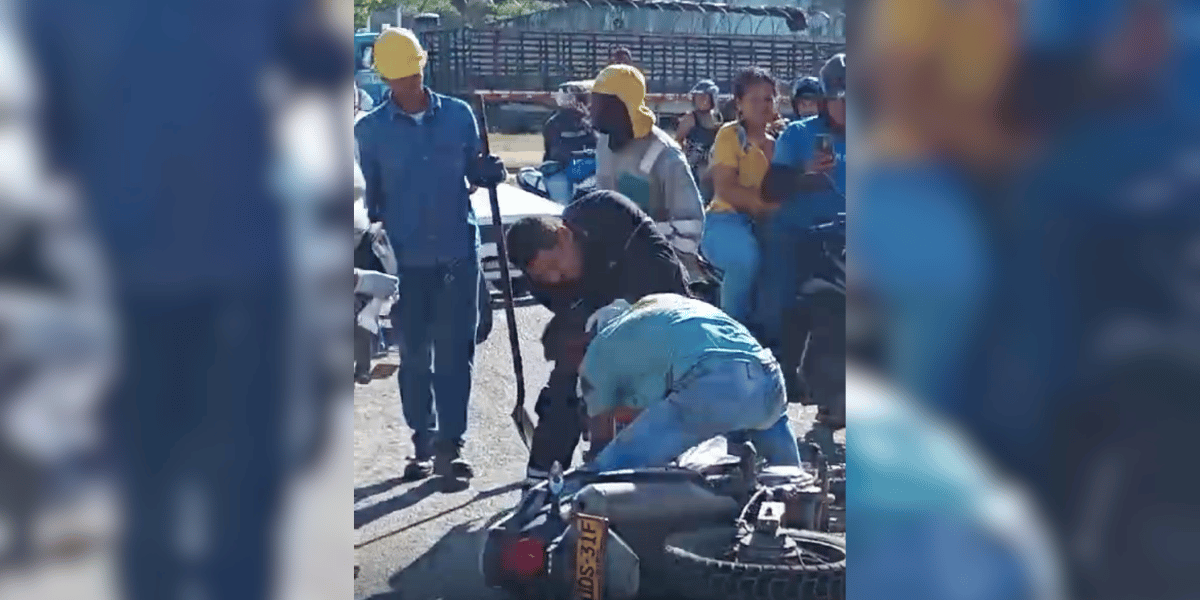 Rotonda de Mamatoco Accidente