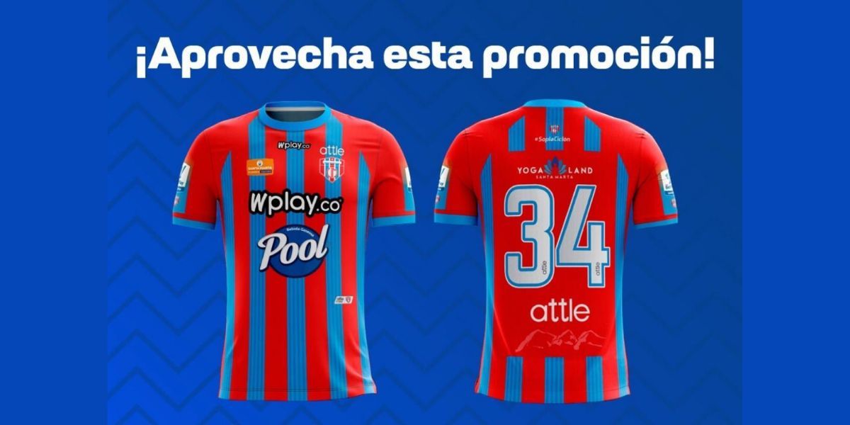 @Unionmagdalenasa. Promoción camisa oficial del Unión Magdalena 2023.