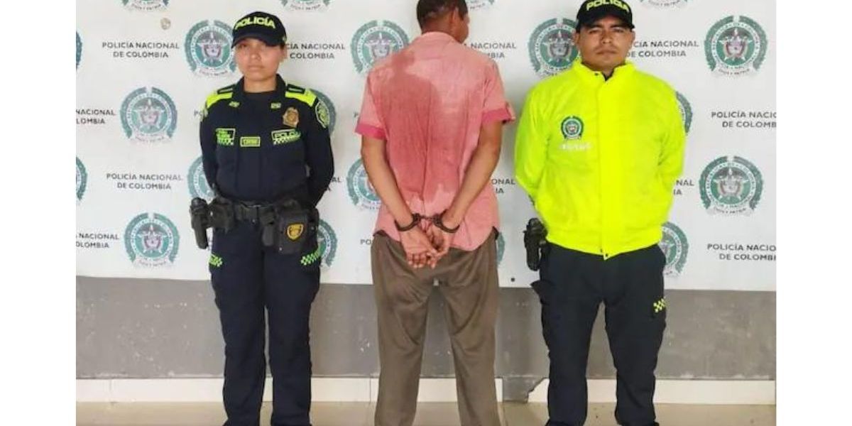 Departamento de Policía Bolívar Hombre capturado.