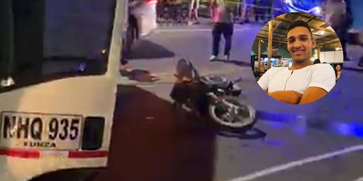 Seguimiento. Gustavo Portillo joven que murió en el lugar del siniestro vial.