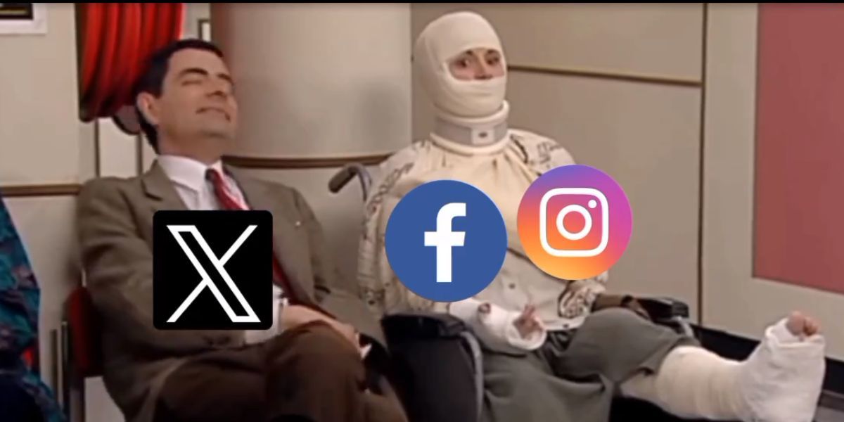 X Memes en X por la caída de Instagram y Facebook.
