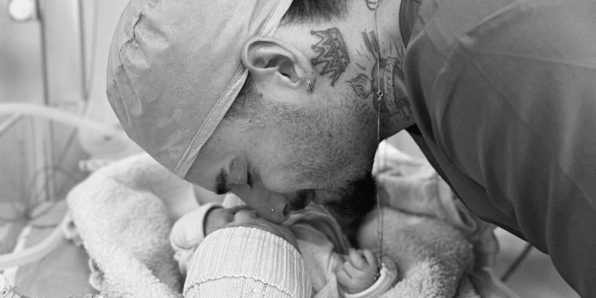 Cortesía Maluma y su primera hija