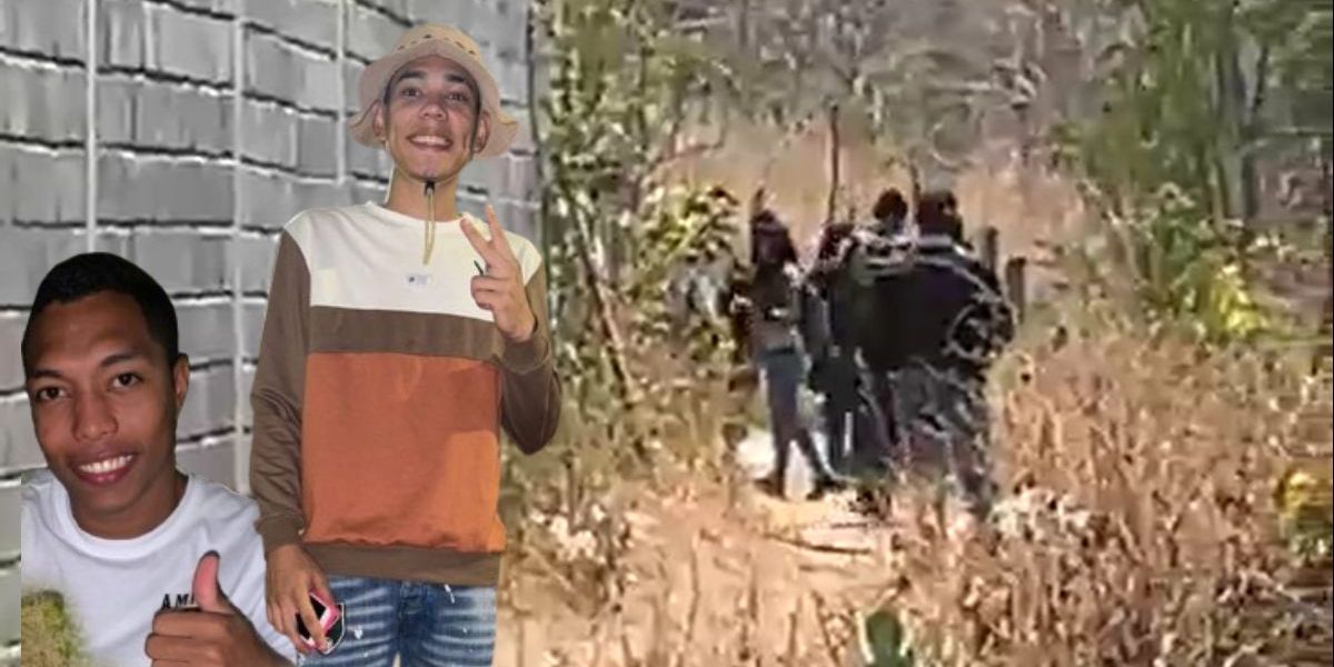Jóvenes hallados sin vida en una trocha en la vereda Ojo de Agua.