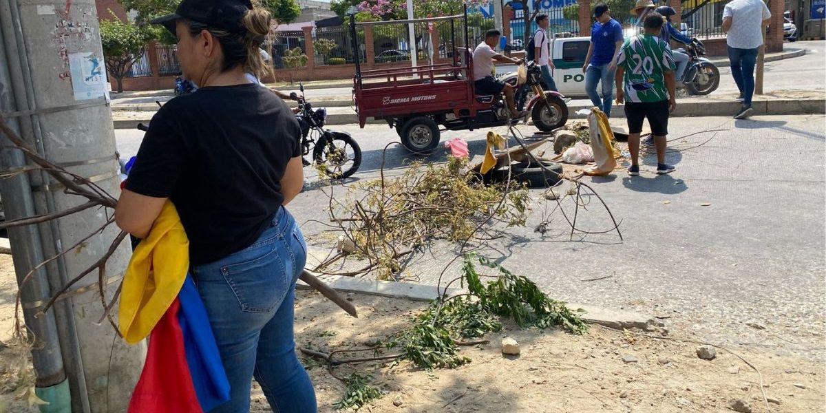 Bloqueos en Santa Marta