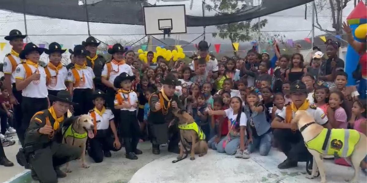 Cortesía. Dia Internacional del Niño en la comunidad escolar 'La Quinina'.