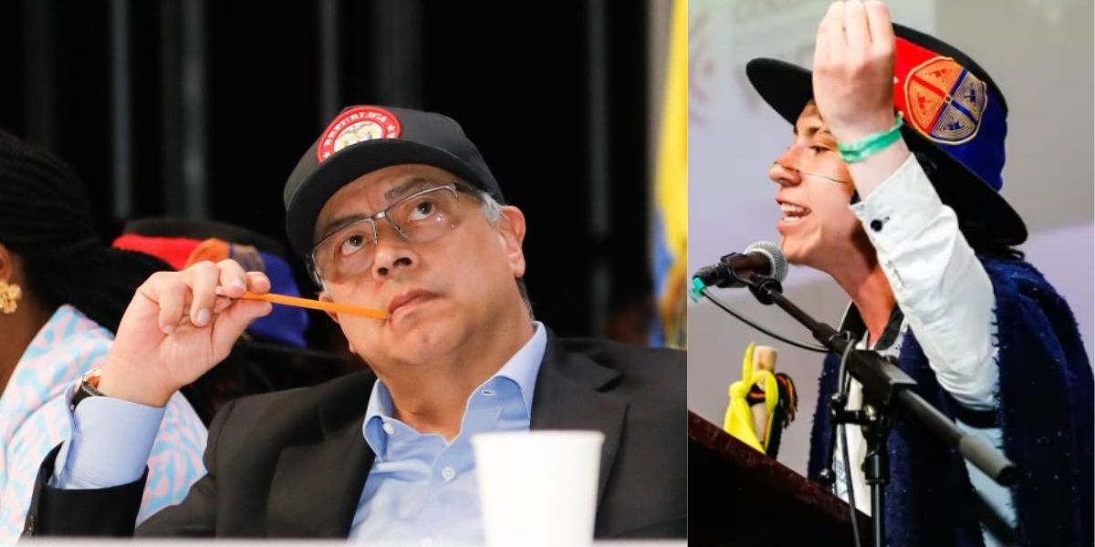 Cortesía Gustavo Petro en el encuentro con jóvenes
