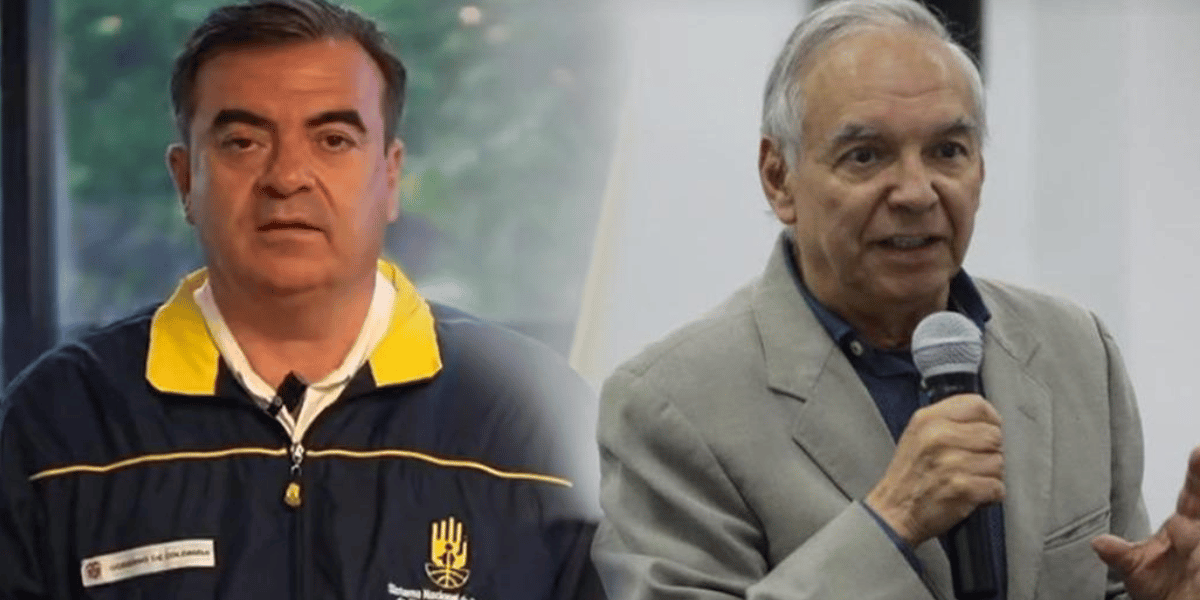 Olmedo López, exdirector de la UNGRD y el ministro de Hacienda, Ricardo Bonilla
