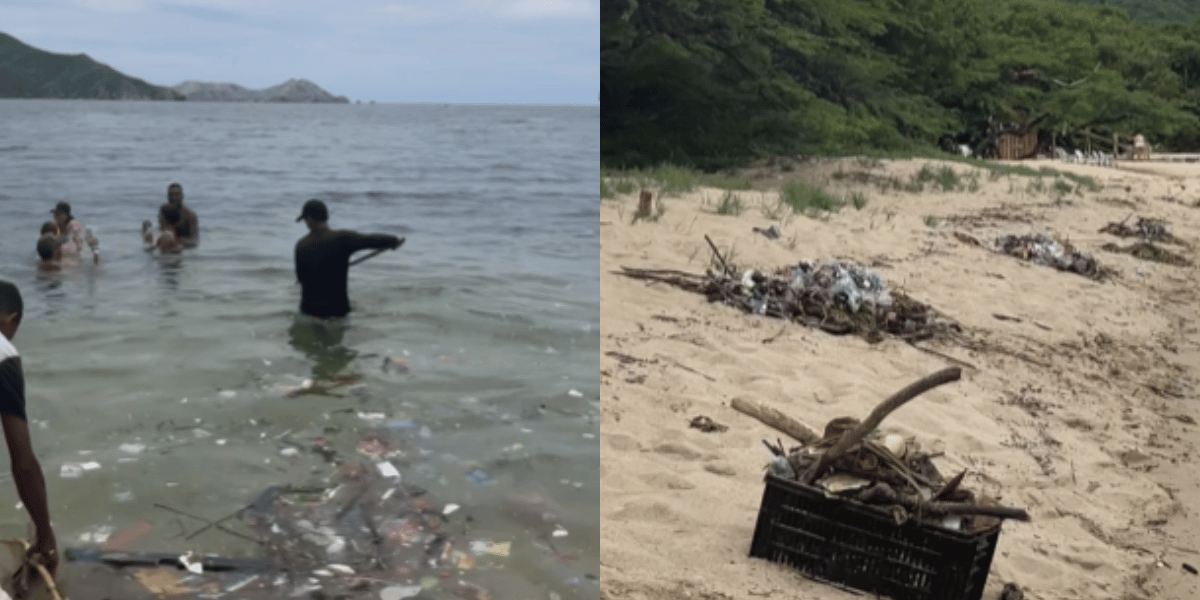 A pesar de 15 días de cierre, el Parque Tayrona fue encontrado lleno de basura