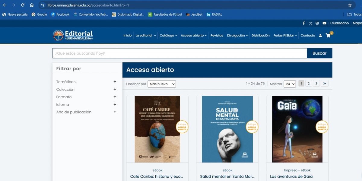 Cortesía. Biblioteca virtual de la universidad del magdalena.