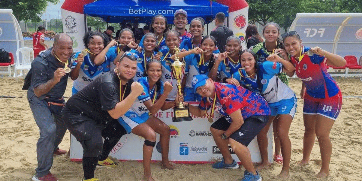 Premiación Torneo Nacional de Fútbol Playa Femenino 