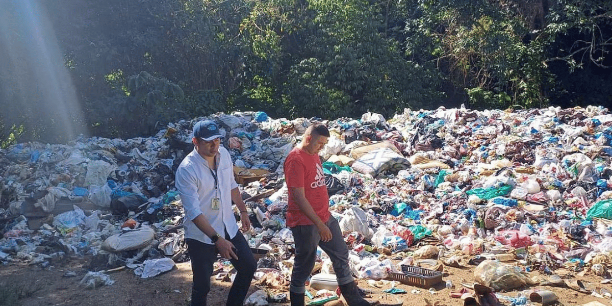 Visita de Corpamag Corpamag exige a la Alcaldía de Ciénaga buscar solución a botadero en San Pedro de la Sierra