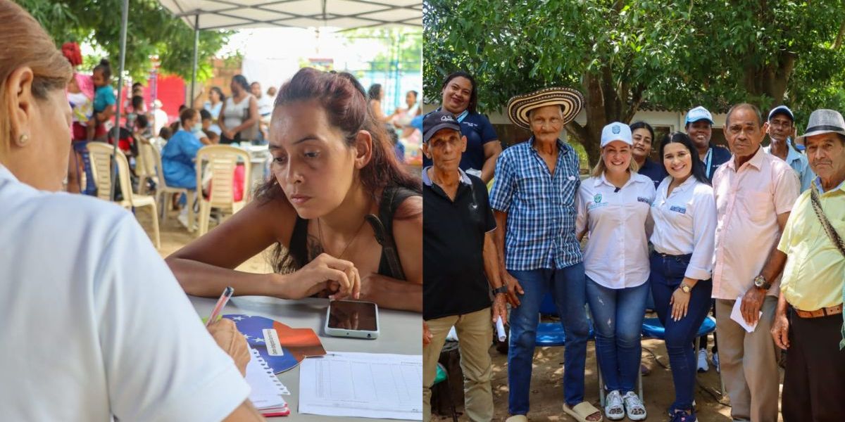 Atención en la vereda Marquetalia.